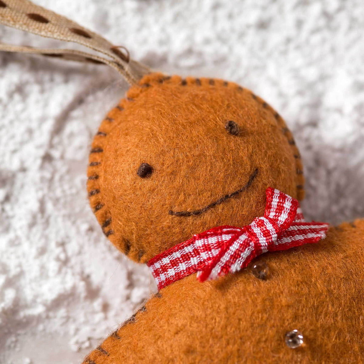 Gingerbread Man Felt Mini Kit - Corinne Lapierre