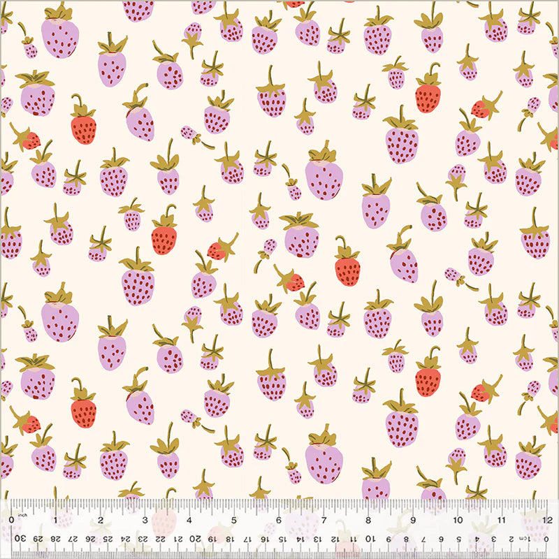 Strawberry Lilac 108&quot; Wideback - Heather Ross Widebacks by Windham Fabrics