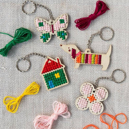 Rex London Stitch Your Own Keyring - Sausage Dog
