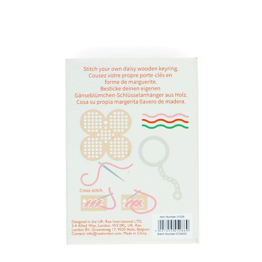 Rex London Stitch Your Own Keyring - Daisy