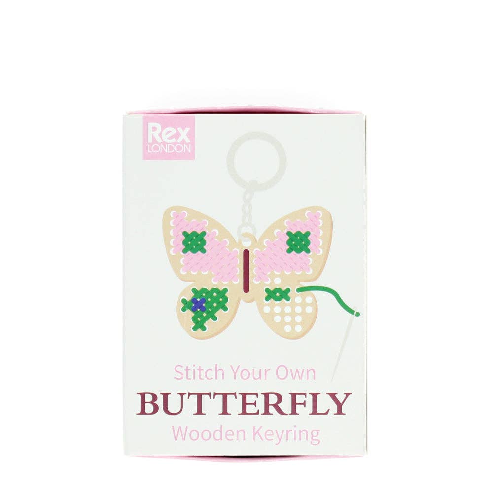 Rex London Stitch Your Own Keyring - Butterfly