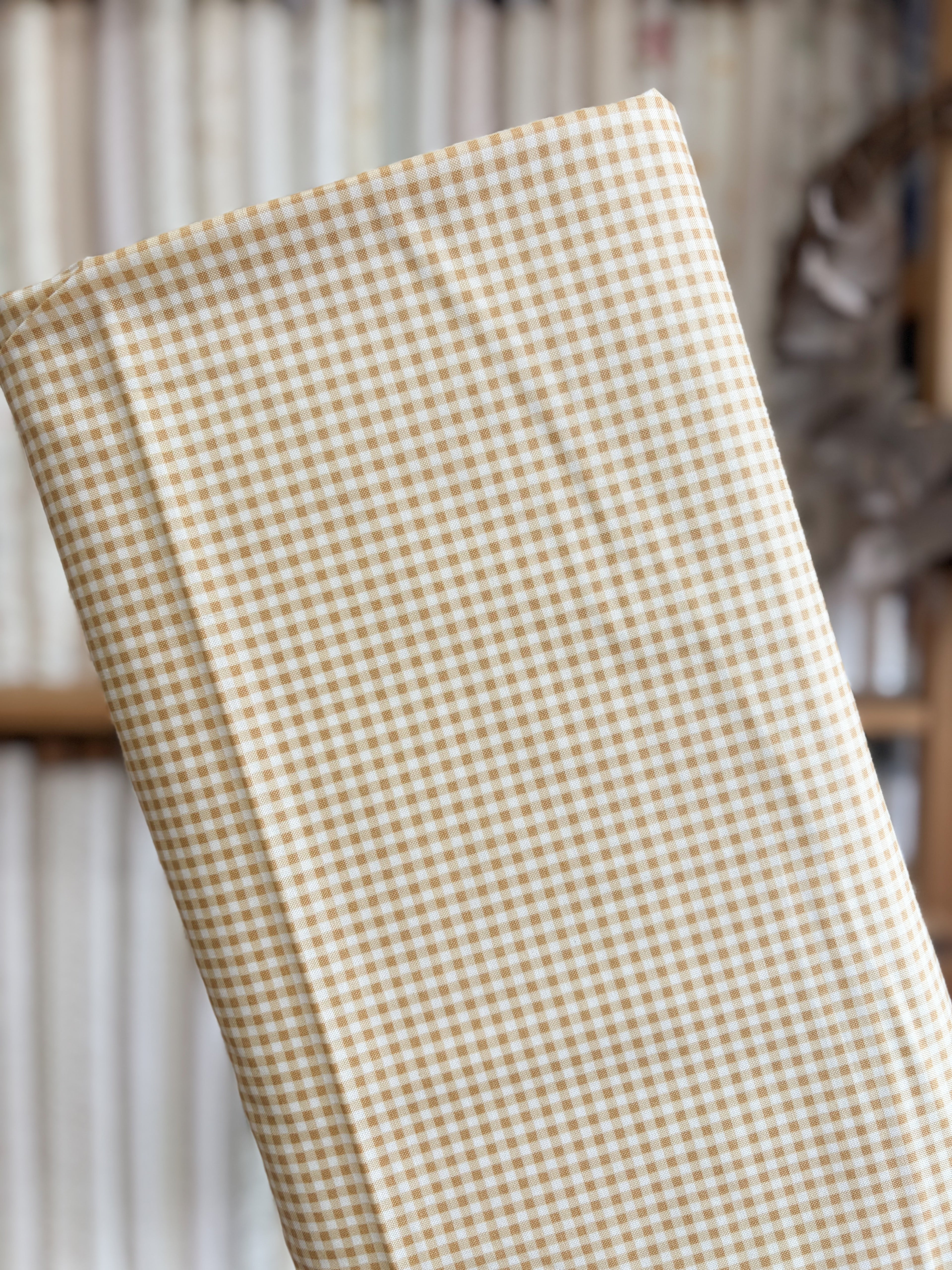 Gingham Ecru - Beautiful Basics by Maywood Studio