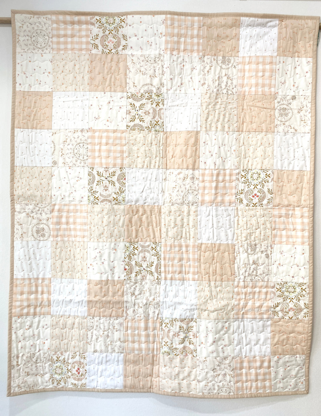 Patchwork Squares Quilt Kit - Ballerina