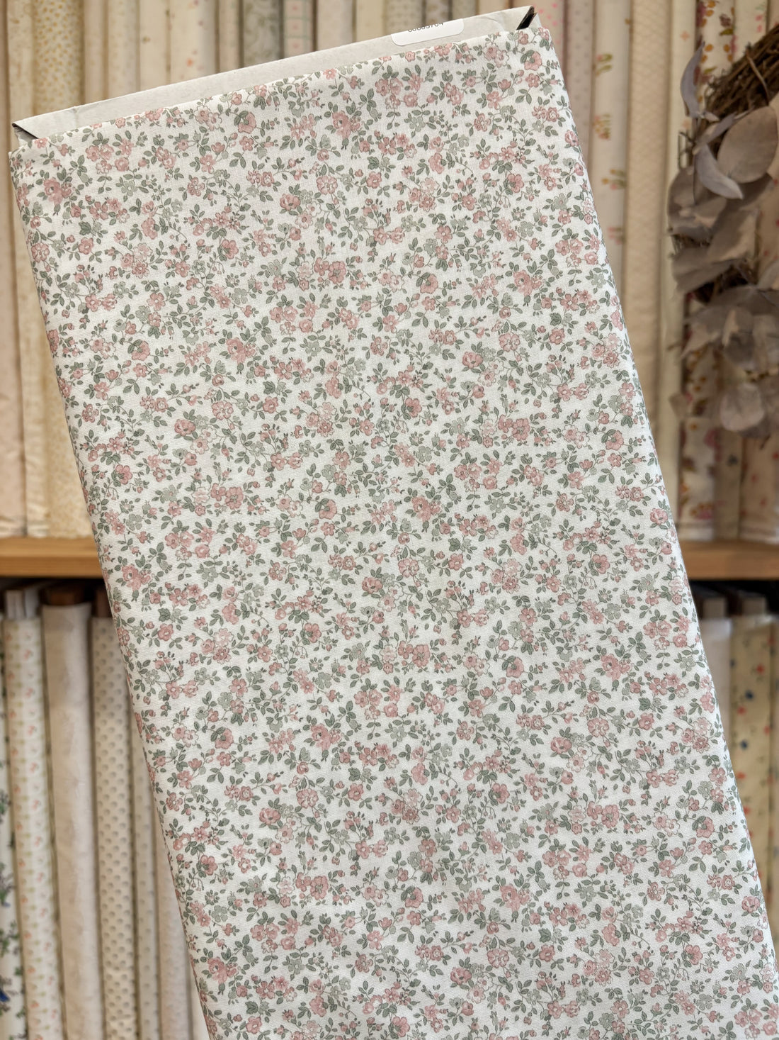 Pink Garden - Organic Voile by La Ta Te