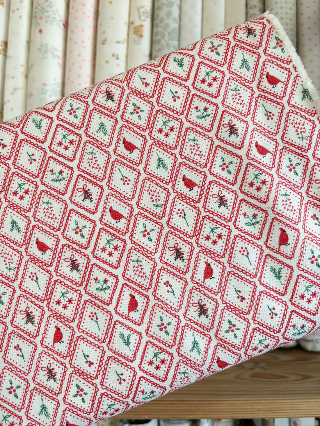 Christmas Charm Poinsettia - Holiday Cheer by Moda