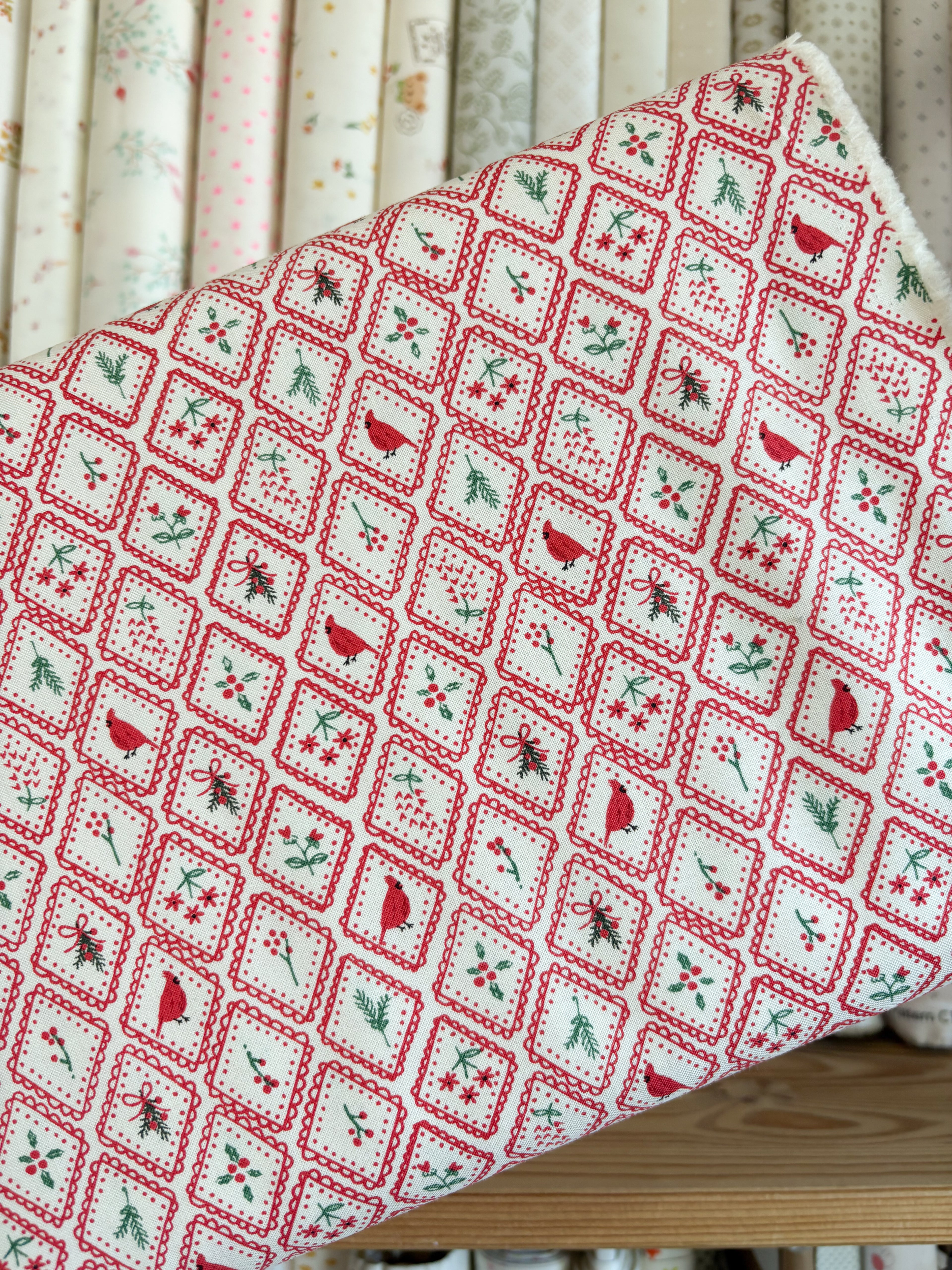 Christmas Charm Poinsettia - Holiday Cheer by Moda