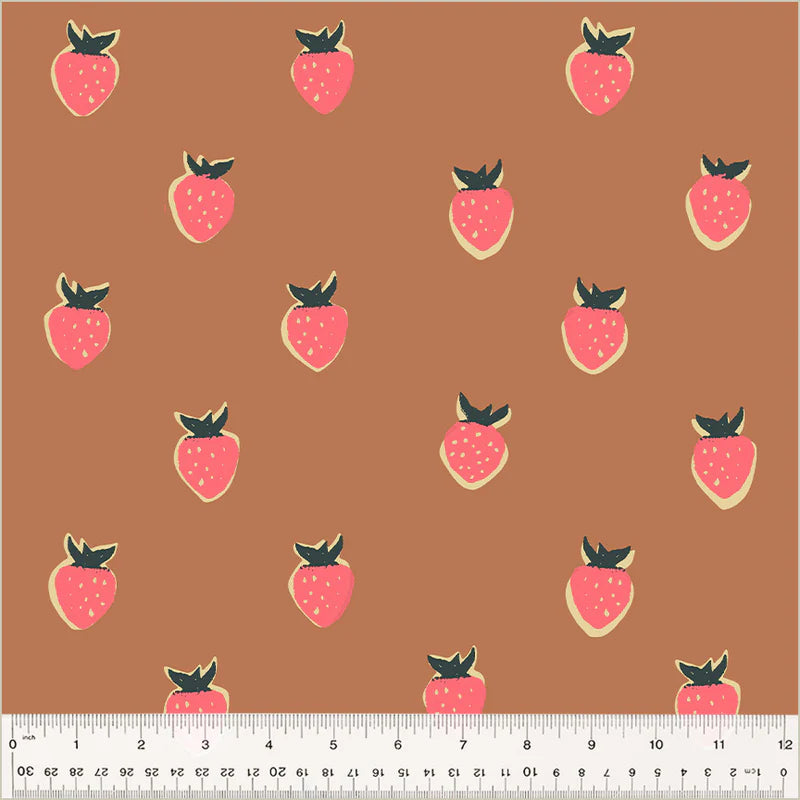 Berry Wild Rose 108&quot; Wideback - Heather Ross Widebacks by Windham Fabrics