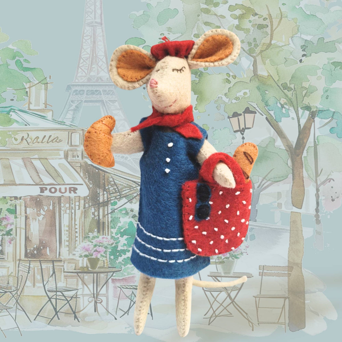Little Mouse in Paris Felt Mini Kit - Corinne Lapierre