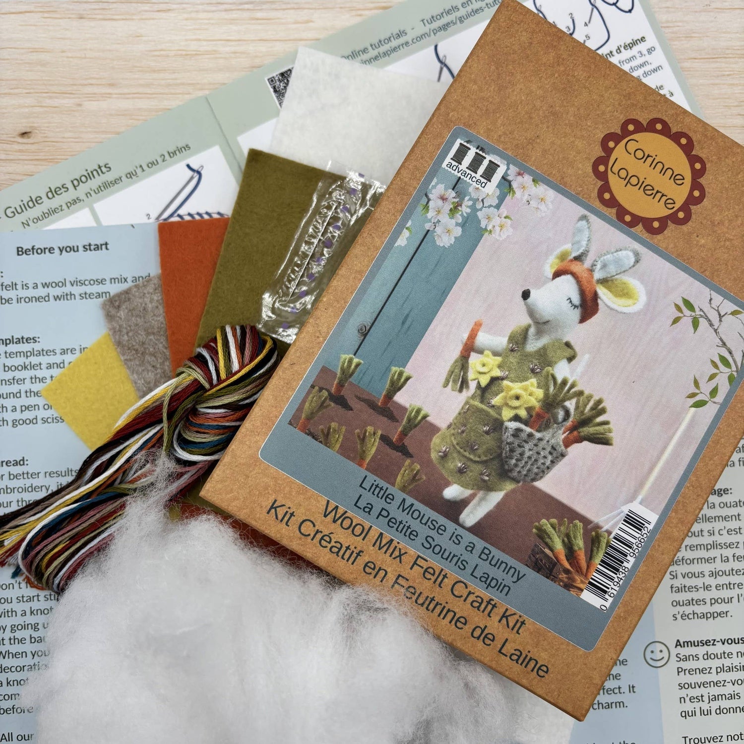 Little Mouse is a Bunny Felt Kit - Corinne Lapierre