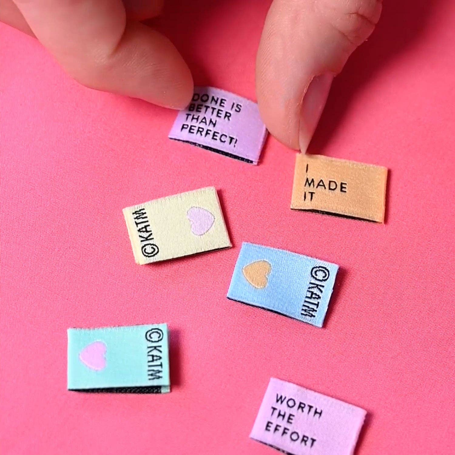 Mighty Minis Woven Labels - Kylie and the Machine