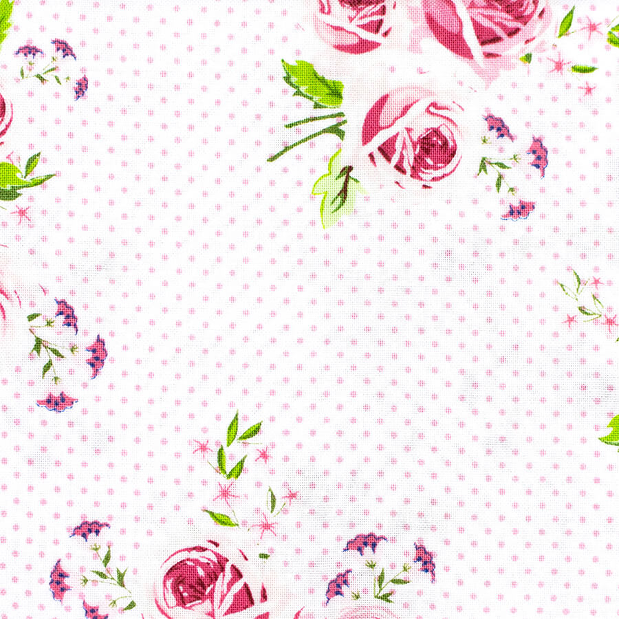 Roses White &amp; Pink - Summer Loft by Birch