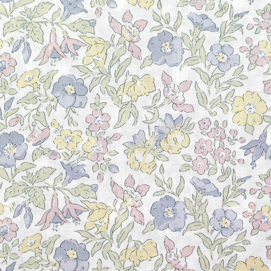 Mamie - Flower Show Pebble - Liberty Quilting Cotton