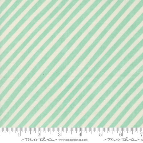Candy Stripe Seafoam - Love Letter by Moda