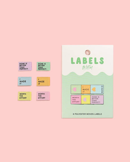Mighty Minis Woven Labels - Kylie and the Machine
