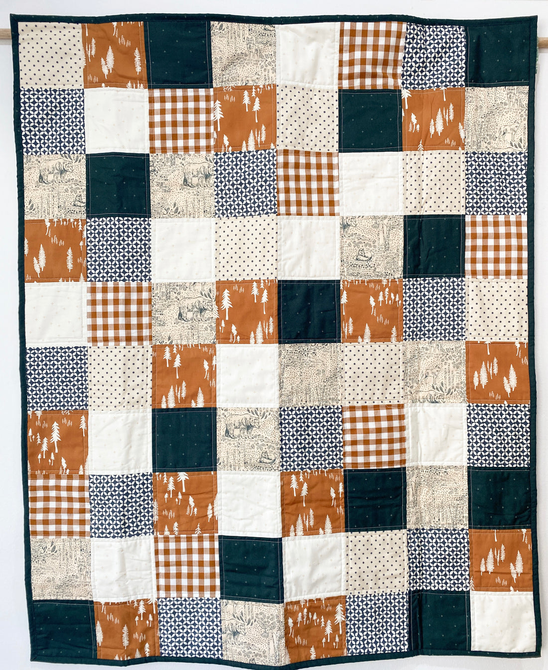 Patchwork Squares Quilt Kit - Explorer