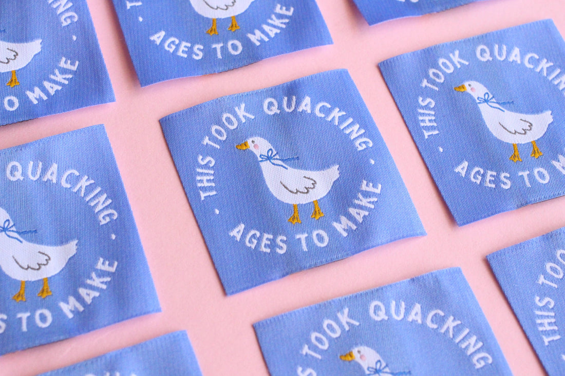 This Took Quacking Ages To Make Labels - Cosy Club Handmade