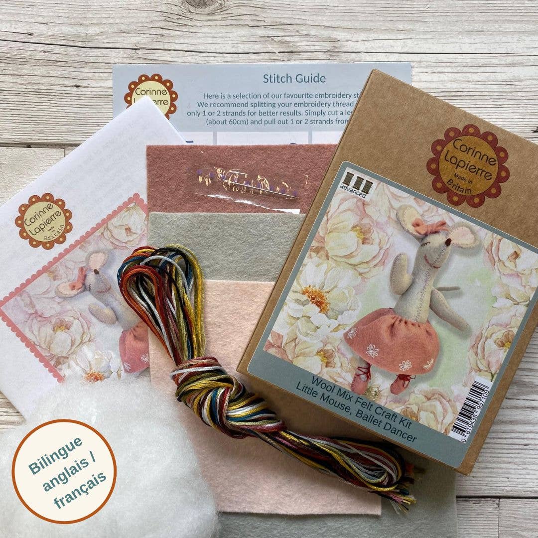 Little Mouse The Ballet Dancer Felt Kit - Corinne Lapierre