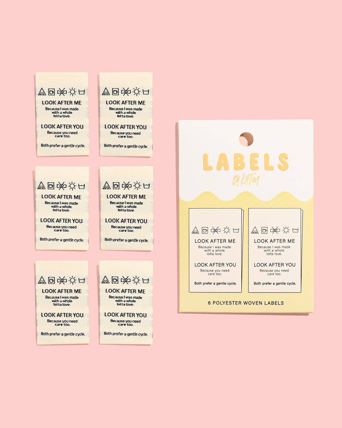 Look After Me, Look After You Woven Labels - Kylie and the Machine