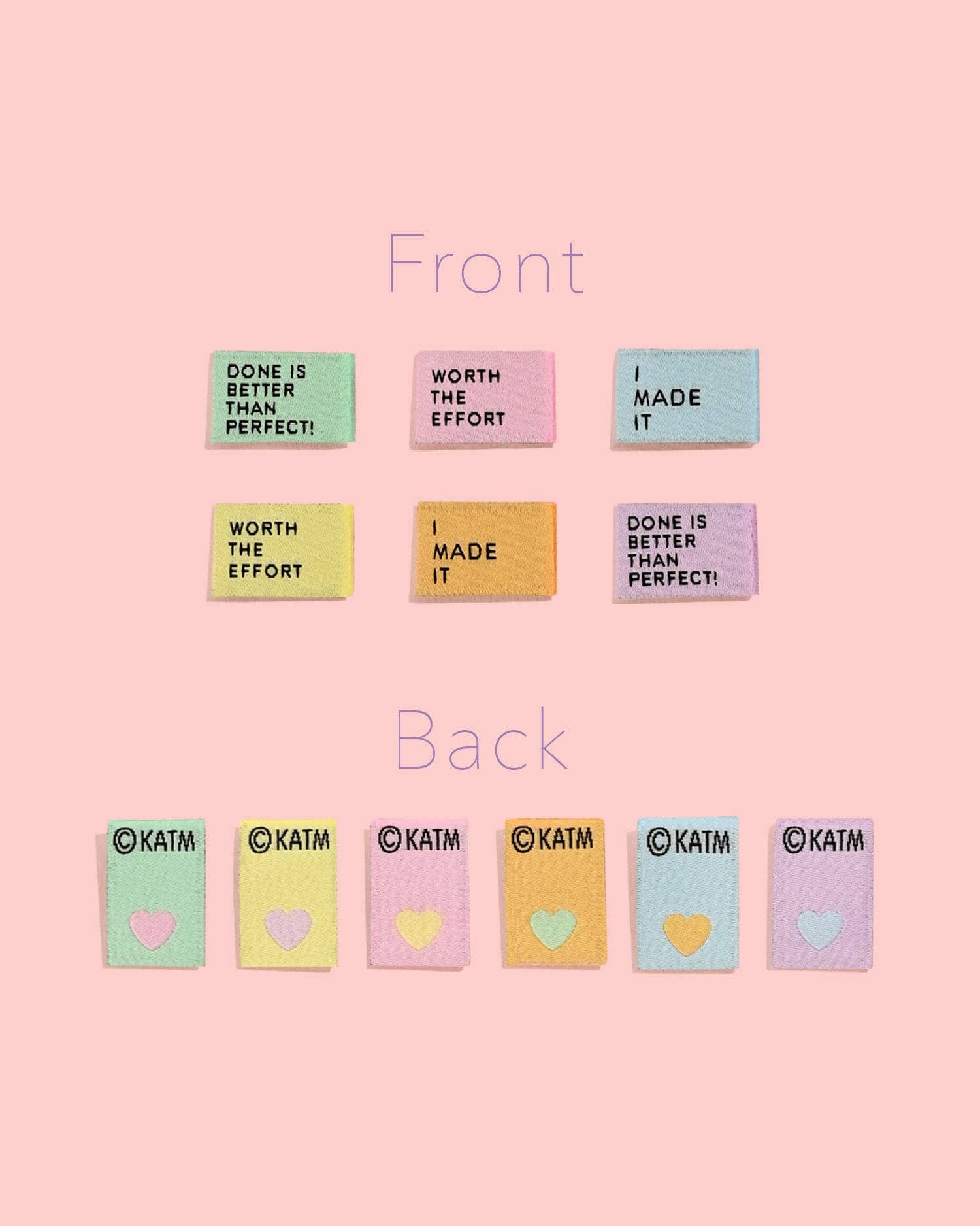 Mighty Minis Woven Labels - Kylie and the Machine