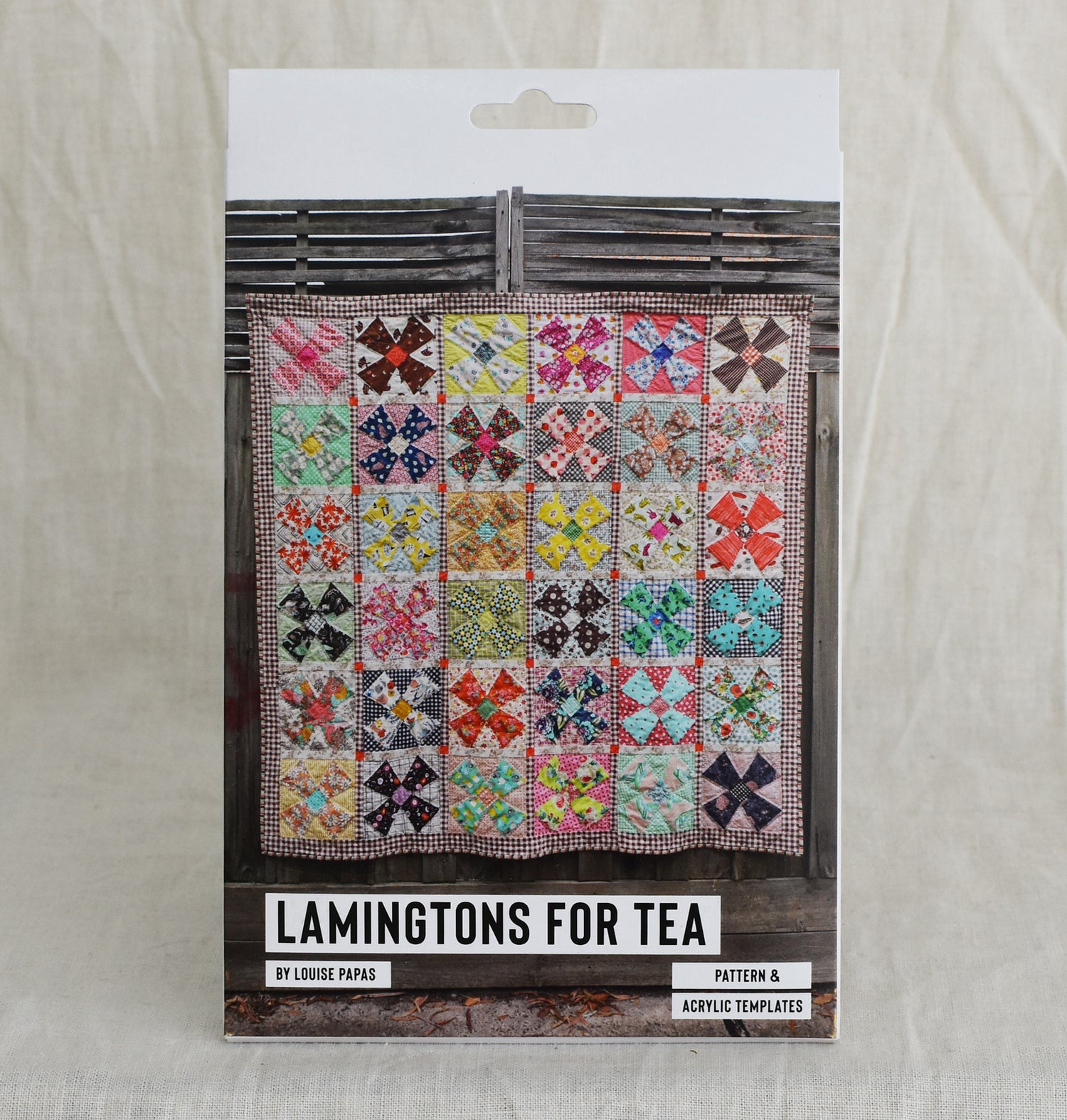 Lamingtons for Tea Quilt Pattern (with Acrylic Templates) - Louise Papas