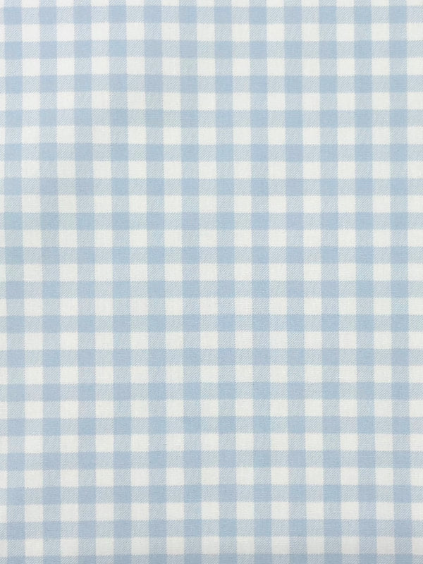 Pale Blue Gingham 88190-D8-64 by Sevenberry