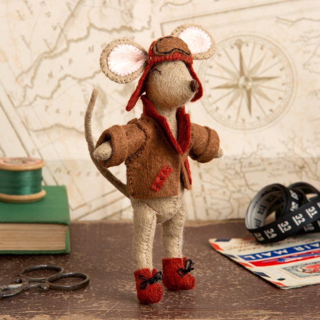Little Mouse The Aviator Felt Kit - Corinne Lapierre