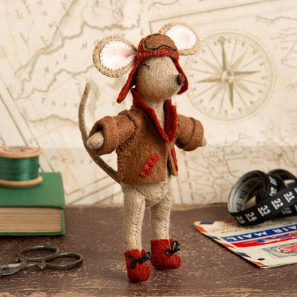 Little Mouse The Aviator Felt Kit - Corinne Lapierre