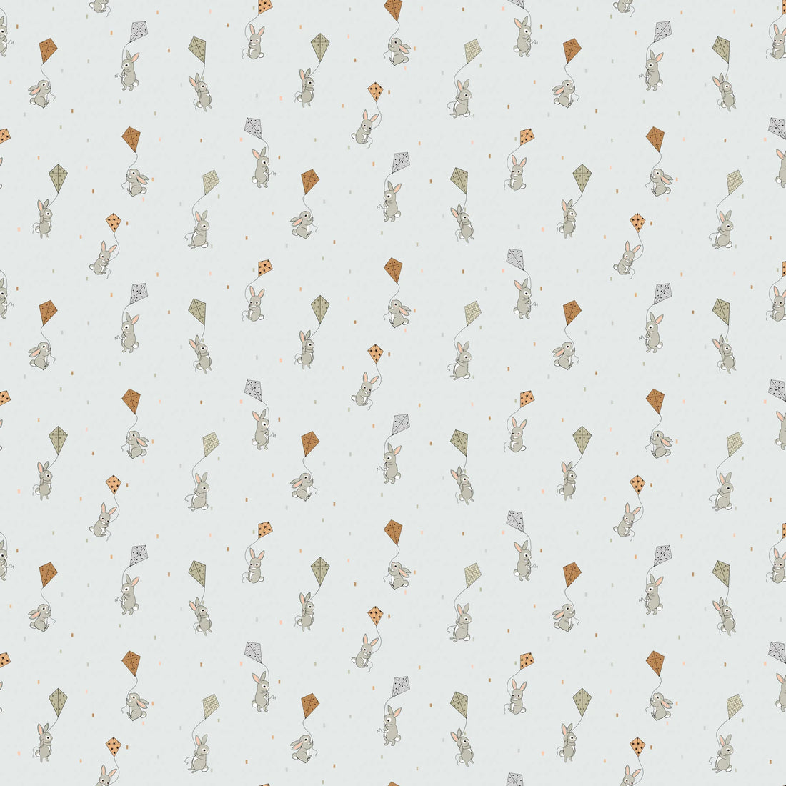 Kites Gray - Cotton Tale by FIGO