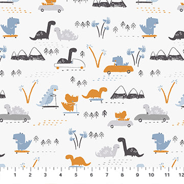 Dino Town White - Fossil Folks by FIGO
