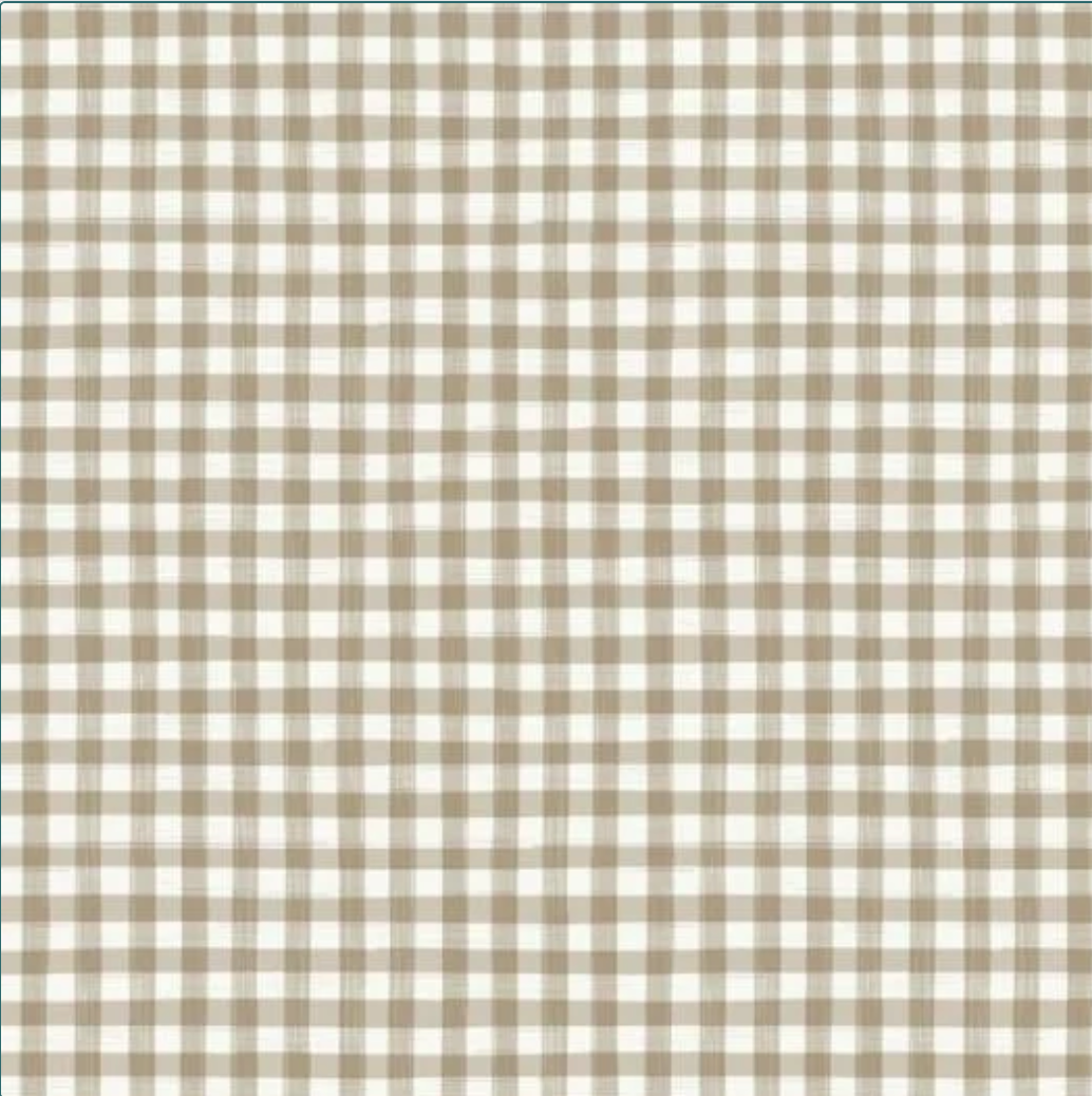 Gingham Taupe - Humblebee by FIGO