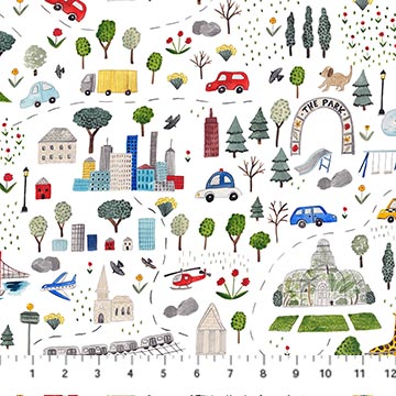 Cityscape White - Mini Metropolis by FIGO
