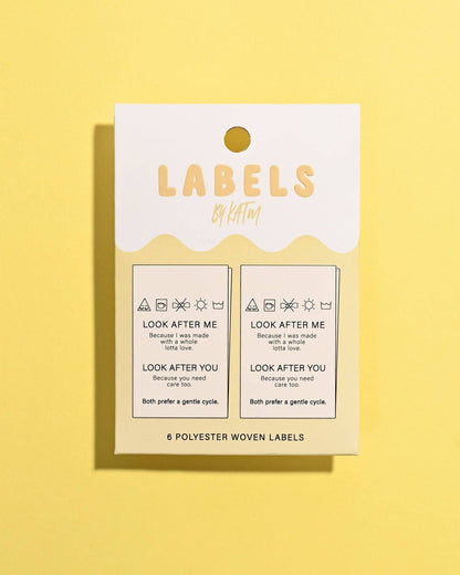 Look After Me, Look After You Woven Labels - Kylie and the Machine