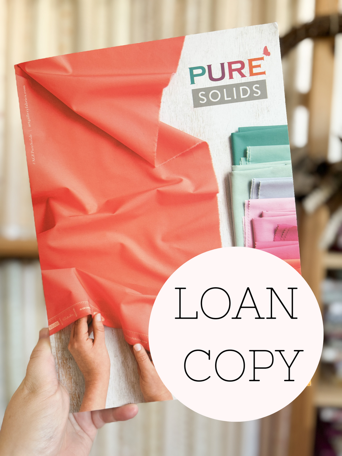 LOAN - Pure Solids Colour Card (203 Colours) - Art Gallery Fabrics