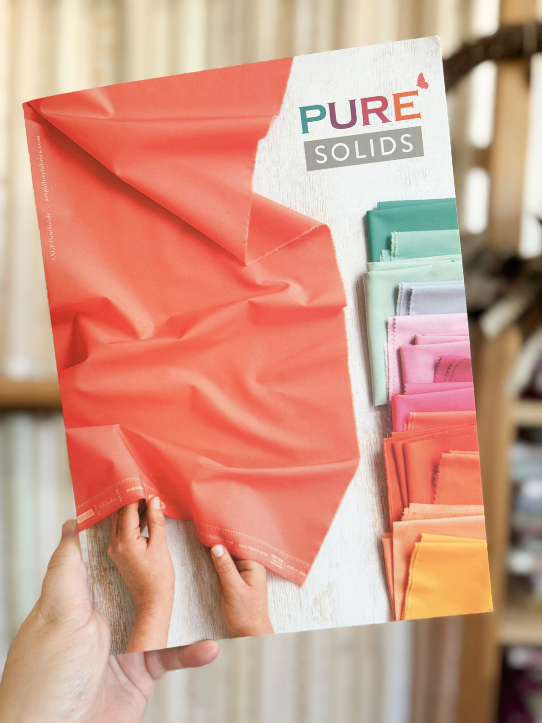 *NEW* Pure Solids Colour Card (203 Colours) - Art Gallery Fabrics