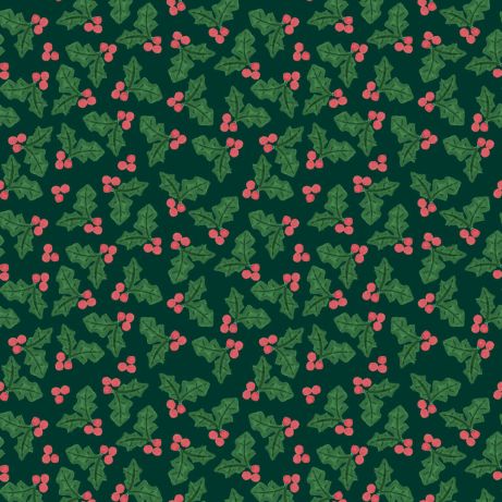 Holly Black Forest - Merry Happy Christmas by Lewis &amp; Irene