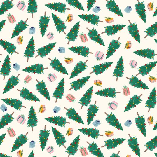 Christmas Tree Winter White - Merry Happy Christmas by Lewis &amp; Irene