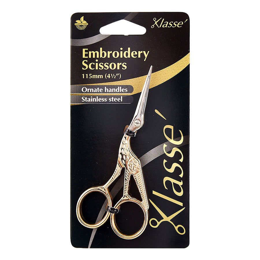 Embroidery Stork Scissors 4.5&quot; - Klasse