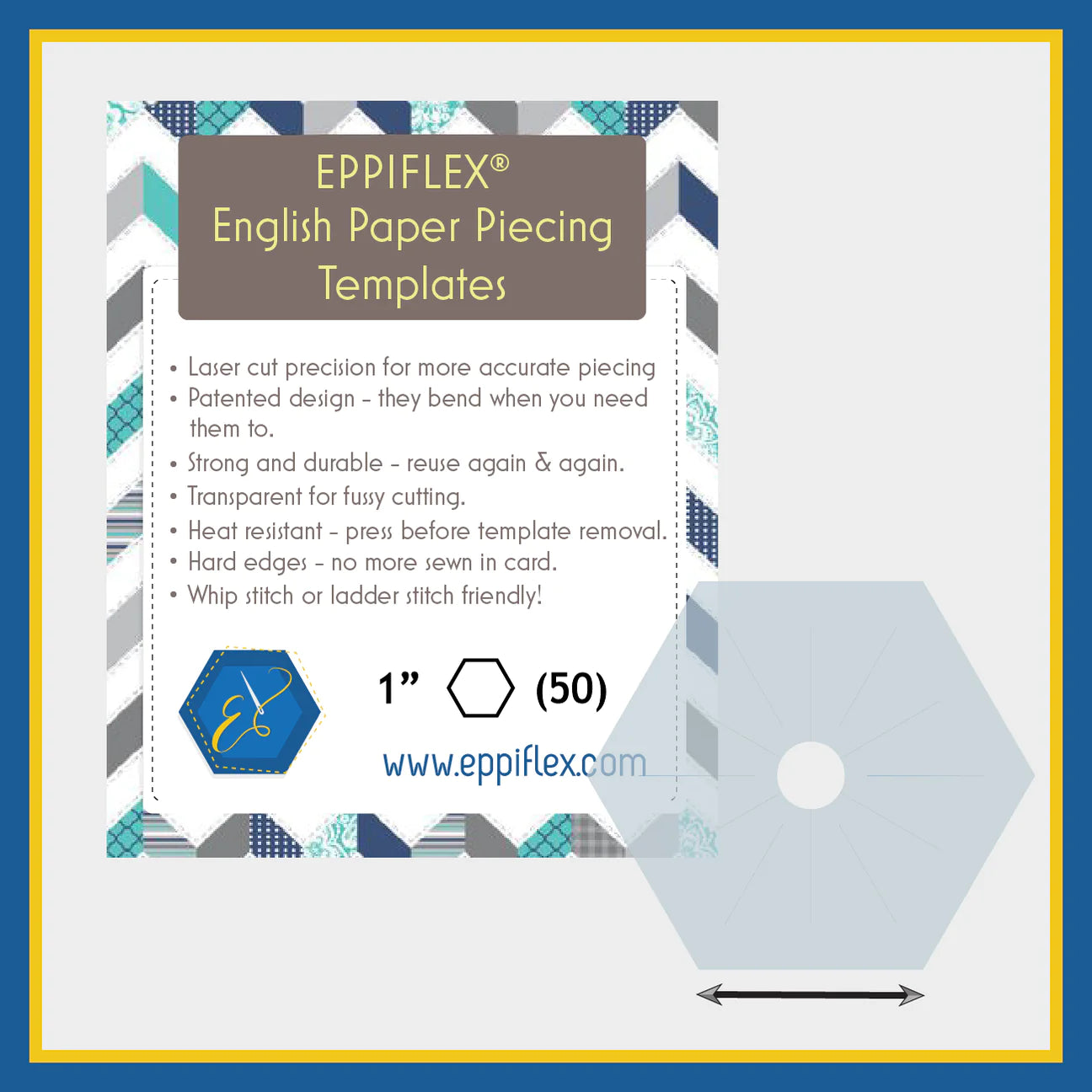 1&quot; Hexagon Templates - Eppiflex