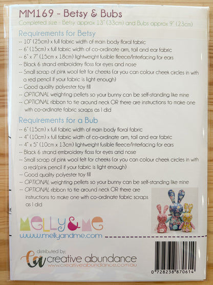 Betsy &amp; Bubs Sewing Pattern - Melly &amp; Me