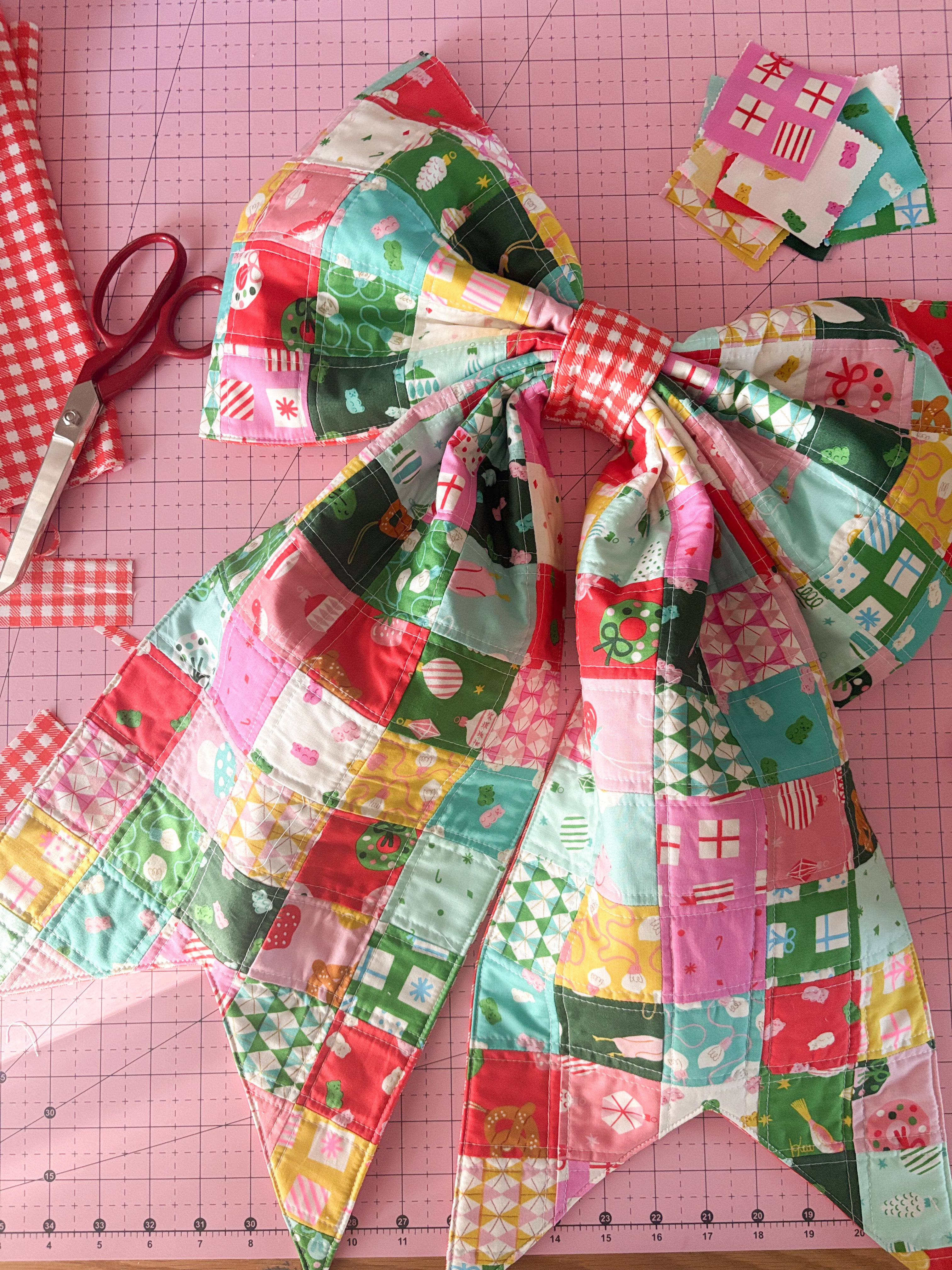 Merry Happy Patchwork Bow Kit