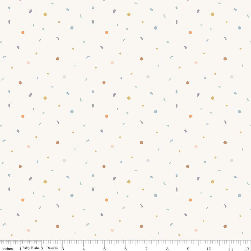 Confetti Off White - Little Things by Riley Blake Designs