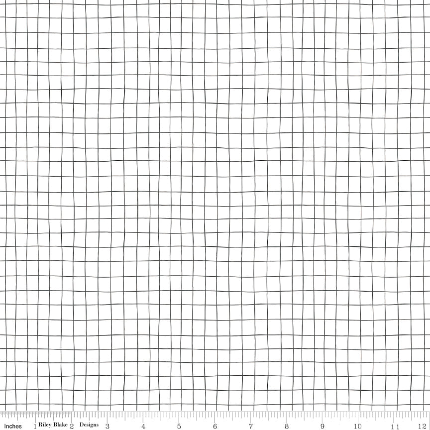 Grid White - Wild and Free by Riley Blake Designs