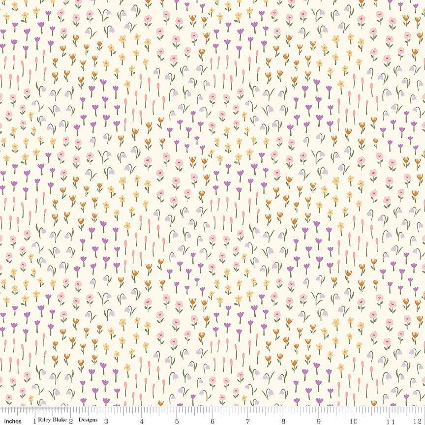 Meadow Cream - Let It Bloom by Riley Blake Designs