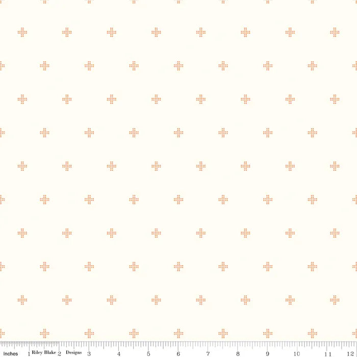 Crosses Cream - Sunset Ridge by Riley Blake Designs
