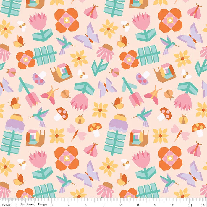 Main Peach - Patchwork by Riley Blake Designs