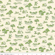 Toile Green - Virginia Rose by Riley Blake Designs