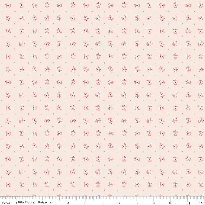 Blooms Latte - Berry &amp; Sage by Riley Blake Designs