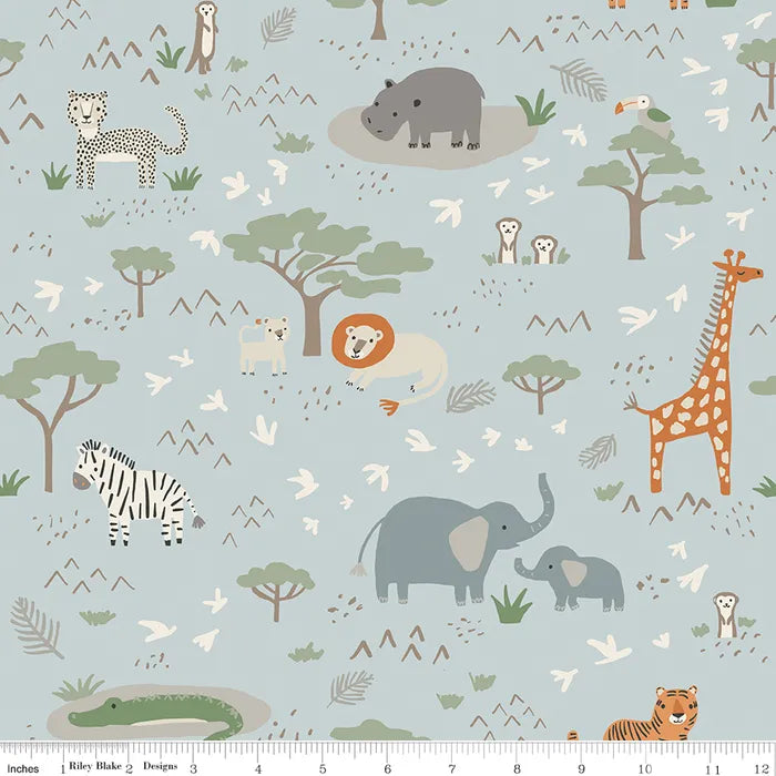 Main Blue - Leo &amp; Savannah by Riley Blake Designs