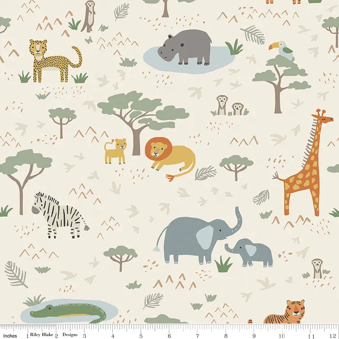 Main Cream - Leo &amp; Savannah by Riley Blake Designs