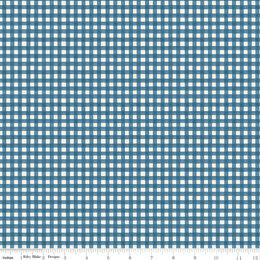 Gingham Navy - Cath Kidston Signature by Riley Blake